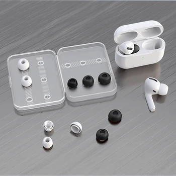 6 чифта тапи за уши покриват защитни слушалки случай замяна против хлъзгане удобен за AirPods Pro 2-ро поколение 2022
