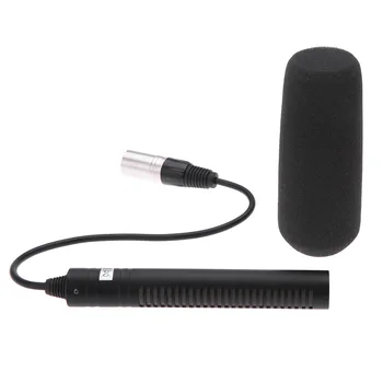 Andoer видео запис интервю стерео кондензатор еднопосочен микрофон микрофон за Sony Panosonic видеокамера--XLR интерфейс