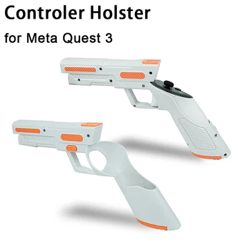 Контролер кобур за Quest 3 дръжка Toch контролер пистолет дръжка сцепление подобрен fps игри стрелецът за Oculus Quest 3 Vr аксесоар