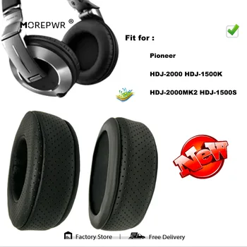 Резервни наушници за Pioneer HDJ 2000MK2 2000 1500K 1500S Части за слушалки Кожена възглавница Velvet Earmuff Калъф за ръкав за слушалки