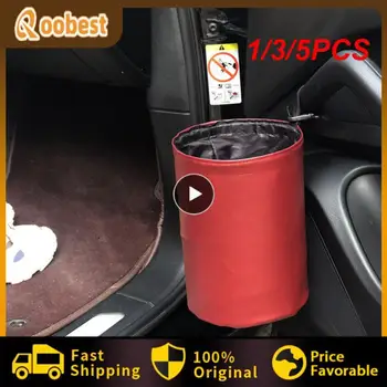 1/3/5PCS Extractme Car Trash Can Garbage Holder Can Car-styling Dust Case Bin Box Door Seat Back Trash Bin Bag with