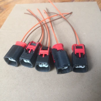  1 / 5 / 10pcs / партида 2 щифт / начин температура на водата сензор щепсел конектор кабел кабел за кабел за Jeep Wrangler 3.8