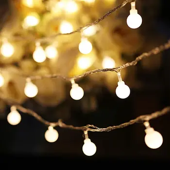 1.5M 3M 6M фея светлина Garland LED USB топка низ светлини водоустойчив за коледно дърво сватба дома вътрешна декорация Navidad