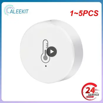 1 ~ 5PCS Tuya Сензор за температура и влажност в реално време Работа с Alexa Home Smart Home Smart Life / Tuya Smart App