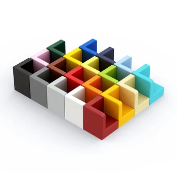 1 бр. Блокове за сгради 6231 Панел 1 x 1 x 1 Ъглови колекции Насипни модулни GBC играчки за високотехнологичен MOC комплект