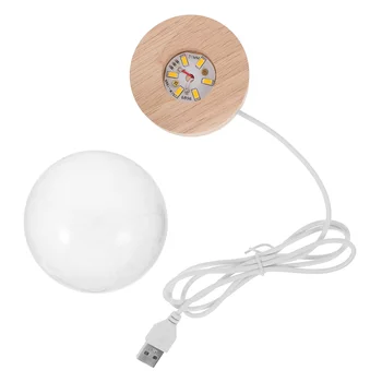 1 Комплект кристална топка Уникална нощна светлина USB настолна нощна лампа декоративна кристална топка лампа