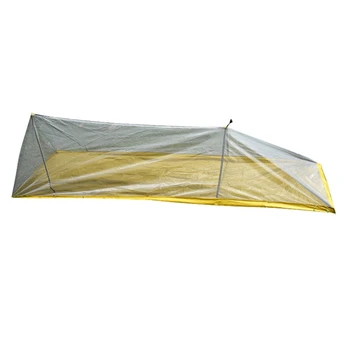 1 Комплект Открит къмпинг Единична мрежеста палатка Устойчива на комари палатка Дишаща вътрешна палатка