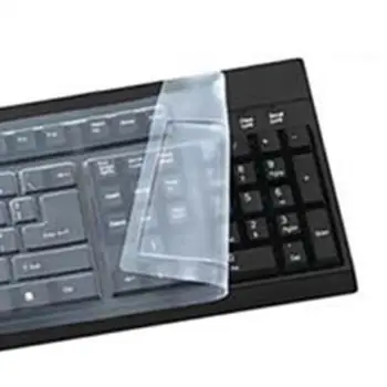1 лист клавиатура протектор прозрачен 108 ключове антифаулинг офис настолен компютър клавиатура филм за дома