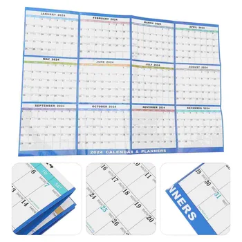 1 Набор от месечен календар Изтриваем стенен календар Среща Висящ календар за дома