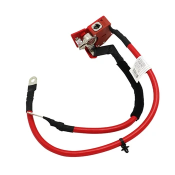 1 парче кола положителен кабел за батерия червен пластмаса + метал за BMW X5 F15 X6 F16 F85 F86 2013-2018 батерия води защита кабел