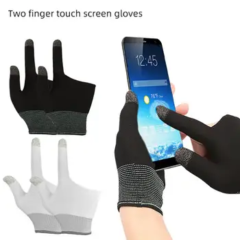 1 чифт ръкавици със сензорен екран дишащи високо еластични билярдни ръкавици за превъзходно представяне комфорт 2 пръста басейн ръкавици