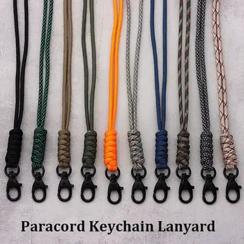 10 стилове аварийно оцеляване раница самозащита ключодържател паракорд ключодържател ремък въртяща ключалка парашут кабел