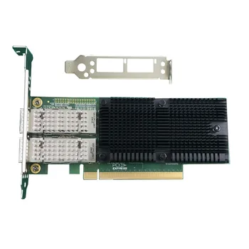 100 Gbit/s двупортов оптичен NIC inteE810 чип PCI-E X16 e810-cqda2
