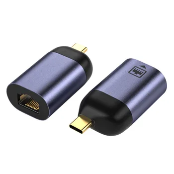 100Mbps USB Ethernet мрежа без устройство Тип-C към RJ45 Ethernet мрежова карта конектор адаптер без устройство