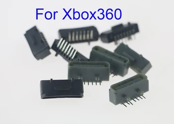 100pcs сив черен ремонт резервни части мощност зареждане гнездо щепсел USB интерфейс гнездо за Xbox 360