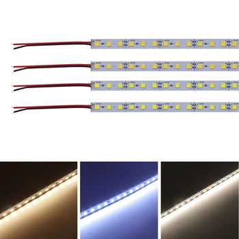 10pcs DC 12V LED бар светлина LED лента светлина SMD5054 18/36/72Leds LED твърда лента енергоспестяващи LED флуоресцентни тръби 25/36/72cm