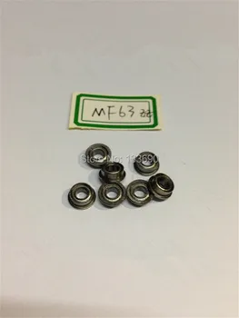 10pcs/lot 3mm MF63ZZ MF63Z 3X6 X2.5 MM MF63 миниатюрен фланец Deep Groove топка радиален сачмен лагер