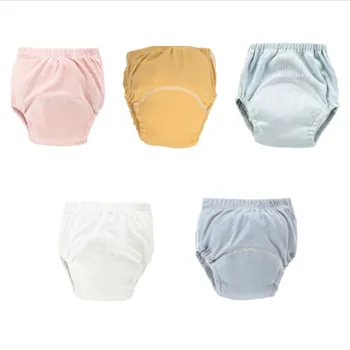 10pcs/lot Висококачествени панталони за обучение на тоалетни унисекс бебета и деца Mesh учене бикини водоустойчиви миещи се пелени