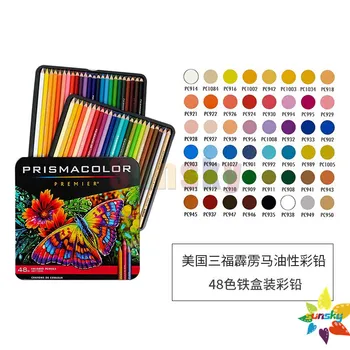 12 24 36 48 72 150 Prismacolor Premium цветен молив за възрастни оцветяване художник мека сърцевина с жив цвят Професионална маслена основа