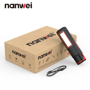 12V LED Nanwei литиево осветление светлина силна светлина дълъг обхват магнитен абсорбер работа светлина със странични светлини