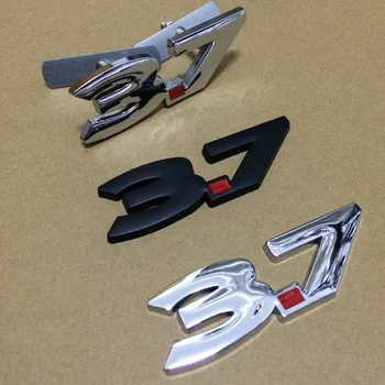 1P цинкова сплав метал 3D 3.7 номера лого значка емблема кола стикер решетка за Ford Mustang GT 350 авто аксесоари