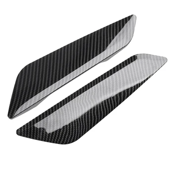 1Pair Side Wing Air Flow Intake Cover Trim за BMW Серия 5 G30 G31 2018-2023 Стайлинг Side Wing Decor Hood въглеродни влакна