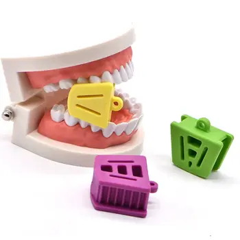 1pcs 3 размера стоматологична оклузална подложка гумена отварачка за ухапване блокове за отваряне на устата подпора малка средна голяма ортодонтия Инструменти за стоматология
