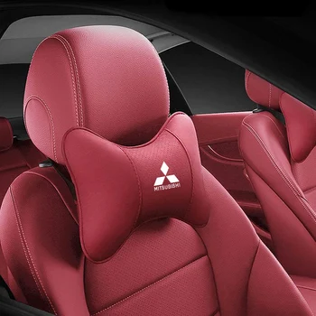 1Pcs столче за кола облегалка за глава възглавница за врата Авто интериорни аксесоари за Mitsubishi L200 ASX Pajero Sport Outlander Delica Mirage Cross