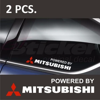 1Set 2Pcs Осъществено от MITSUBISHI Window Decal Windowscreen Декоративен стикер водоустойчив за Mitsubishi Lancer GTO Outlander Auto