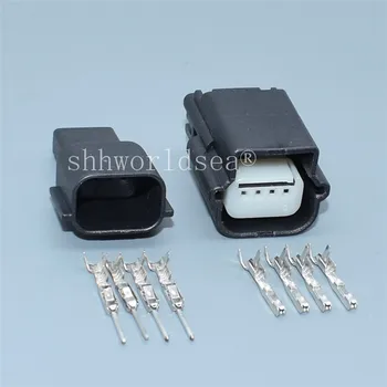 1Sets 4 Pin 0.6 Series Car Passive Keyless Enter Antenna Sensor Wire Connector Female Male Plug Cable Unsealed Socket