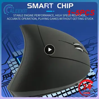 1~5PCS Ергономична вертикална мишка 2.4G Безжична дясна лява ръка Компютърни геймърски мишки 6D USB оптична мишка Геймър Mause за лаптоп
