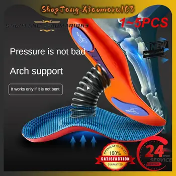 1~5PCS Нови спортни стелки за еластичност за обувки Технология на подметката Шокова абсорбция Дишащи стелки за бягане за крака Ортопедични
