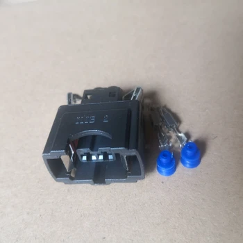2 Pin/Way инжектор конектор 037973202 За MERCEDES-BENZ, Сензор за инжекционна дюза с терминално уплътнение за VW Audi 037 973 202