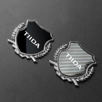 2 бр. Стикер за странични калници за автомобили Windows стикер за Nissan TIDA етикет стикер етикет емблема хромирани автомобилни аксесоари