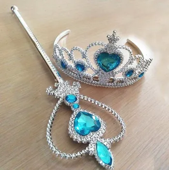 2021 Момичета принцеса корона аксесоари за коса Булчинска корона кристал диамант диадема обръч лента за глава Ленти за коса за деца Парти Ленти за коса