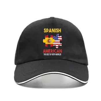 2022 Нови летни готини бейзболни шапки Испански Американски Испания САЩ Гордост бейзболна шапка Смешни бейзболна шапка