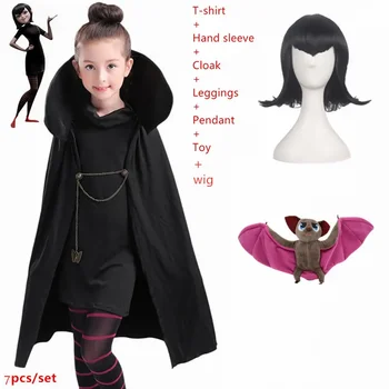 2023 Коледни костюми за Хелоуин за момичета Карнавал Хотел Трансилвания Mavis Cosplay фантазия рокля Вампир дете възрастни жени