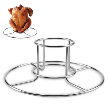 2023 Магоруи 11 Размер пиле Турция Печене Rack за дим и грил от неръждаема стомана пиле щанд барбекю аксесоари
