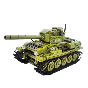 2024 Втората световна война Военни войници от Втората световна война SWAT T34 Основен боен танк Модел строителни блокове Тухли Детски играчки подарък
