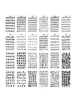 24PCS Шаблони за писма Шаблони за мека пластмасова азбука