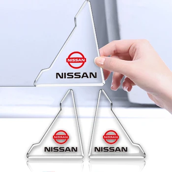 2Pcs прозрачен ъгъл на вратата на автомобила стикер против сблъсък протектор за Nissan Nismo X-пътека Almera Qashqai Tiida Teana Auto Goods