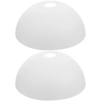 2pcs трайна пластмасова абажур замяна домакинство таван лампа сянка таван лампа капак
