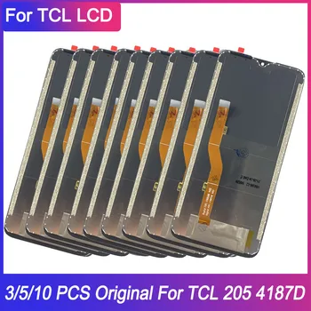  3 / 5 / 10 бр / лот на едро оригинал за TCL 205 4187D LCD екран дисплей сензорен екран панел дигитайзер събрание