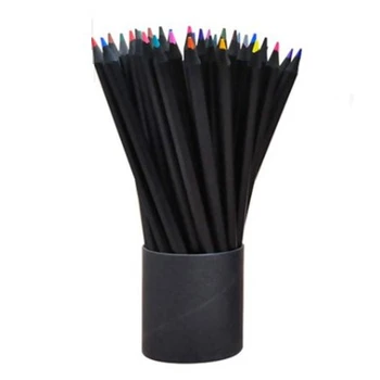 36Pcs цветни моливи за рисуване, водоразтворим молив на маслена основа, без восък, за деца и възрастни скициране, драскане