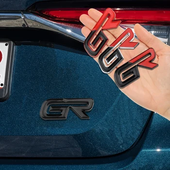 3D кола Алуминиев стикер GR SPORT лого емблема значка авто прозорец тялото декор за Toyota Corolla C-HR RZ RC RS Prius аксесоари