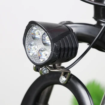 48V електрически скутер LED предна светлина с висока яркост фар с рог енергоспестяващ лесен монтаж Аксесоари за колоездене