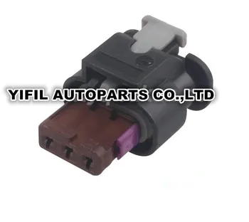 5/10/20/50/100pcs/lot 3 Pin/Way преден сензор за паркиране Plug PDC конектор за SKODA VW AUDI 4F0973703A 4F0 973 703A