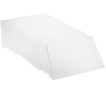 50 листа стикер за копиране на маркировка A4 Крафт хартия самозалепващ печат бял
