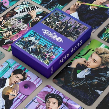 55pcs/set Kpop Stray Kids Photocards The Sound Нов албум Lomo Cards 2023 Feliex Снимки Карти Комплект Kpop Фенове Подаръци