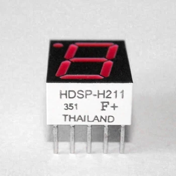 5Pcs HDSP-H211 0.56 инчов червен 7 сегмент LED дисплей цифрова тръба обща анод